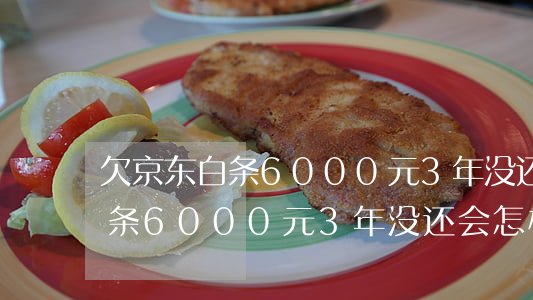 欠京东白条6000元3年没还-欠京东白条6000元3年没还会怎样