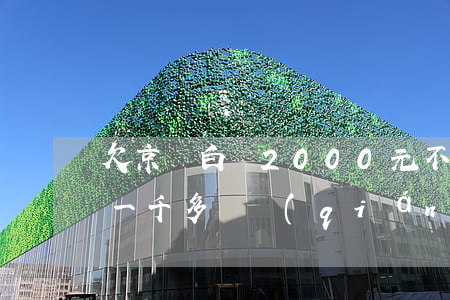 欠京東白條2000元不想還了(欠京東白條一千多塊錢(qián)還不上會(huì)怎么樣?)