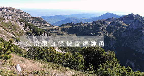 欠京東白條被寄律師函