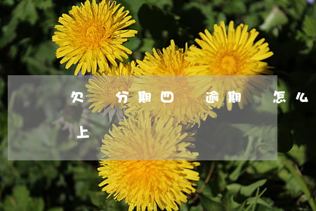 欠來分期四萬逾期會怎么樣(來分期欠四萬會上門嗎)
