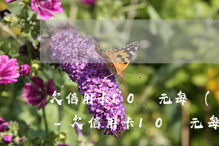 欠信用卡10萬元每個(gè)月利息多少-欠信用卡10萬元每個(gè)月利息多少錢