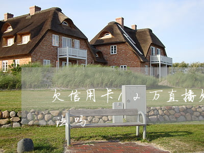 欠信用卡12万直播(欠信用卡12万直播违法吗)
