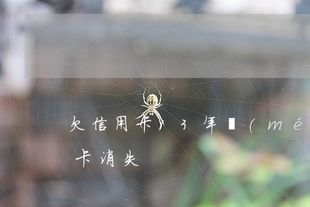 欠信用卡13年沒(méi)掛失-欠信用卡消失