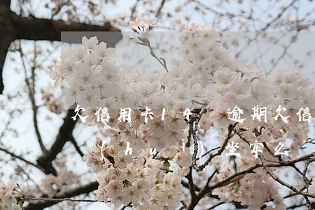 欠信用卡14萬逾期(欠信用卡14萬還不上會(huì)坐牢么)