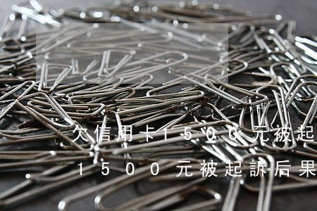 欠信用卡1500元被起訴后果-欠信用卡1500元被起訴后果是什么