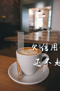 欠信用卡1年怎么办(欠银行信用卡有一年多还不起了怎么办)