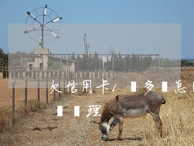 欠信用卡1萬多會怎樣 欠信用卡1萬多會怎樣處理