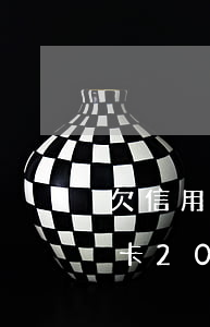 欠信用卡20万借呗20万怎么办-欠信用卡20万借呗20万怎么办呢