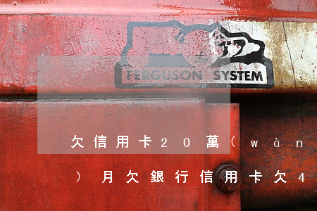 欠信用卡20萬(wàn)逾期4個(gè)月(欠銀行信用卡欠4萬(wàn)逾期4個(gè)月)
