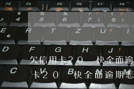 欠信用卡20萬快全面逾期怎么辦-欠信用卡20萬快全面逾期怎么辦呢