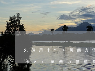 欠信用卡20萬無力償還會坐牢嗎-欠信用卡20萬無力償還會坐牢嗎?