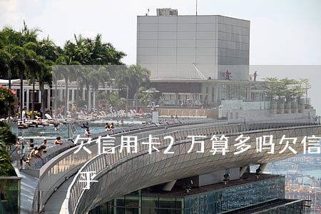 欠信用卡2万算多吗(欠信用卡2万算多吗知乎)