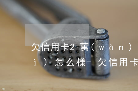 欠信用卡2萬(wàn)逾期不還會(huì)怎么樣-欠信用卡2萬(wàn)逾期不還會(huì)怎么樣呢
