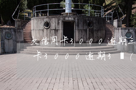 欠信用卡3000逾期三個(gè)月(信用卡3000逾期3個(gè)月會(huì)怎么樣)