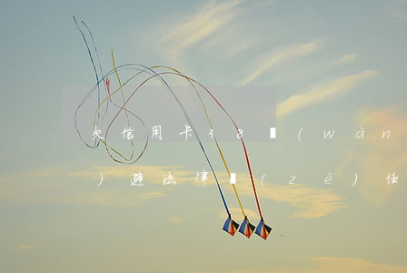 欠信用卡38萬(wàn)如何規(guī)避法律責(zé)任-欠信用卡38萬(wàn)如何規(guī)避法律責(zé)任呢