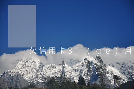 欠信用卡3個(gè)月身份證還能用嗎-