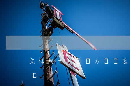欠信用卡3萬無力償還怎么辦（信用卡只欠3萬）