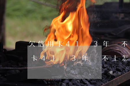 欠信用卡41萬3年還不上怎么辦-欠信用卡41萬3年還不上怎么辦呢
