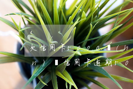 欠信用卡5000會(huì)上門(mén)嗎（信用卡逾期5000多久會(huì)上門(mén)）