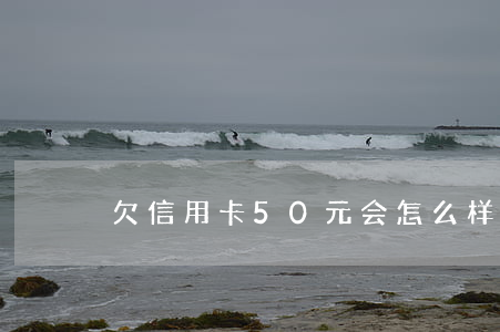 欠信用卡50元会怎么样(欠信用卡500)