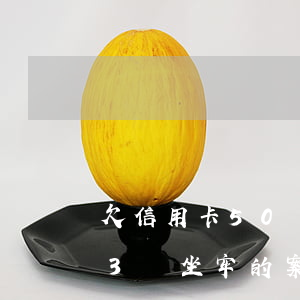欠信用卡50萬自首坐牢案例-欠信用卡23萬坐牢的案例