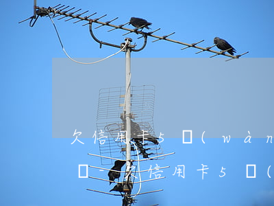 欠信用卡5萬(wàn)其他銀行卡還能用嗎-欠信用卡5萬(wàn)其他銀行卡還能用嗎安全嗎