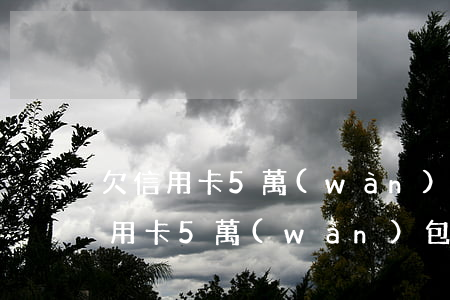 欠信用卡5萬(wàn)包含e招貸嗎(欠信用卡5萬(wàn)包含e招貸嗎)