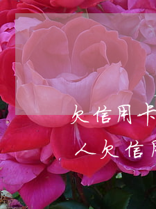 欠信用卡5萬以下有刑事責(zé)任嗎（有人欠信用卡五萬以上的嗎）