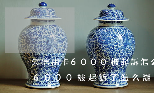 欠信用卡6000被起訴怎么辦-欠信用卡6000被起訴了怎么辦
