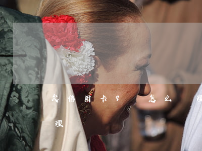 欠信用卡9萬怎么處理 欠信用卡9萬怎么處理