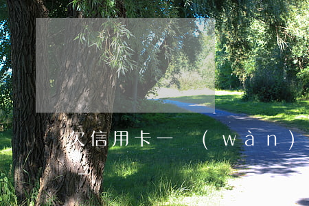 欠信用卡一萬(wàn)多逾期一年了上海-