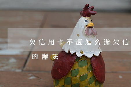 欠信用卡不還怎么辦(欠信用卡錢還不上最好的辦法)