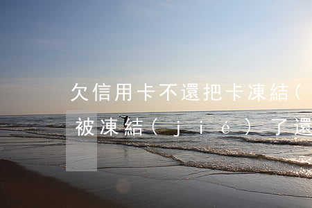 欠信用卡不還把卡凍結(jié)了(信用卡被凍結(jié)了還不了款怎么辦)