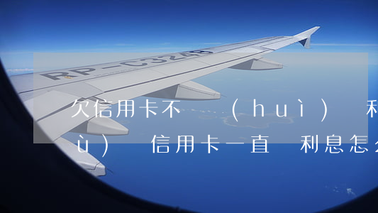 欠信用卡不還會(huì)滾利息嗎(負(fù)債信用卡一直滾利息怎么辦)