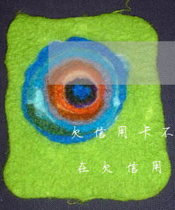 欠信用卡不還的人越來越多(現(xiàn)在欠信用卡不還的人多嗎)