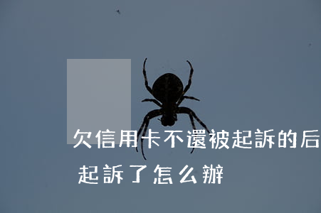欠信用卡不還被起訴的后果(欠信用卡不還被起訴了怎么辦)