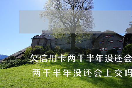 欠信用卡两千半年没还会上交吗-欠信用卡两千半年没还会上交吗知乎