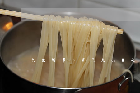 欠信用卡二百元怎么辦（欠信用卡二百元）