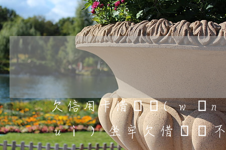 欠信用卡借唄網(wǎng)貸不還會(huì)坐牢(欠借唄還不上會(huì)不會(huì)影響信用卡)