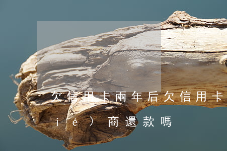 欠信用卡兩年后(欠信用卡兩年了,可以協(xié)商還款嗎)
