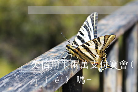 欠信用卡兩萬支付寶會(huì)被凍結(jié)嗎-