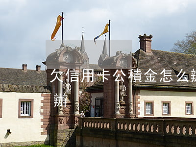 欠信用卡公積金怎么辦(欠信用卡公積金怎么辦)