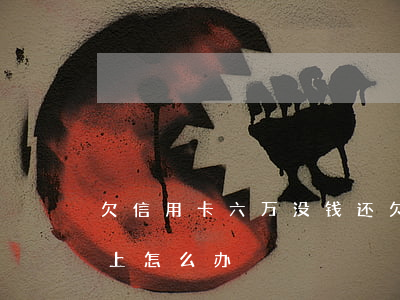 欠信用卡六万没钱还(欠了六万多信用卡还不上怎么办)
