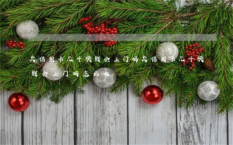 欠信用卡几千块钱会上门吗(欠信用卡几千块钱会上门吗怎么办)