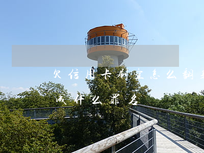 欠信用卡刷空怎么翻身(刷信用卡还不上会构成什么罪名)