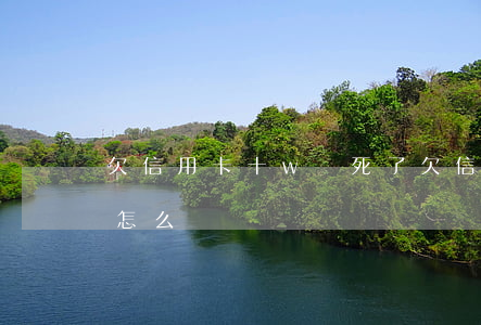 欠信用卡十w煩死了(欠信用卡真的無力償還怎么辦)