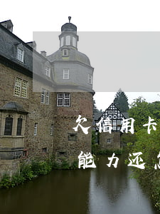 欠信用卡十万没能力还(欠信用卡十万块钱没能力还怎么办)