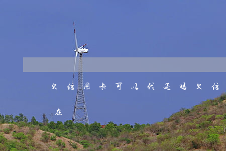 欠信用卡可以代还吗 欠信用卡可以代还吗现在