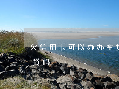 欠信用卡可以办办车贷吗(有信用卡还能办车贷吗)
