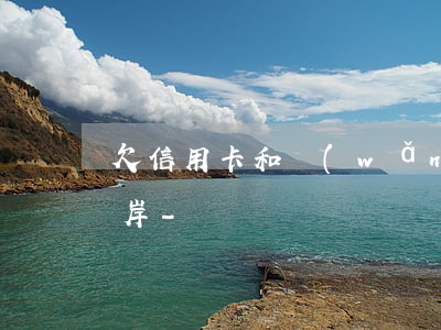 欠信用卡和網(wǎng)貸12萬怎么上岸-